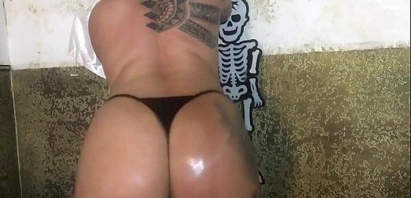  Halloween special huge ass compilation big pussy and anal plug